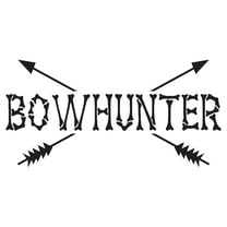 Hunting Wall Decals for Boys Bedroom - Water Colour Background Hunting DIY & Creativity Boy Girl Bedroom Wall Sticker - Size: 10 In x 5 In