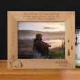 thumbnail image 1 of Hunting You Can See The True Heart Personalized Wooden Frame-10" x 8" Brown Horizontal, 1 of 1
