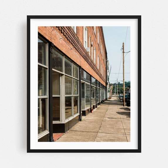 Huntington Architectural 03 - Huntington West Virginia Photography Black Framed Wall Art Print 16 x 20 inches