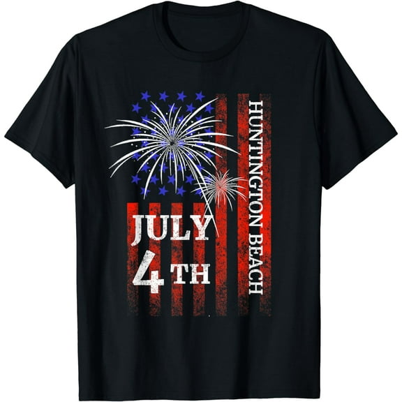 Huntington Beach 4th of July Independence Day T-Shirt