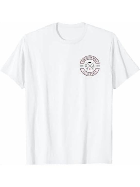 Huntington Beach California CA Retro Sufing Surfer T-Shirt, Unisex T-Shirt