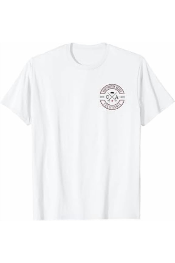 Huntington Beach California CA Retro Sufing Surfer T-Shirt, Unisex T-Shirt