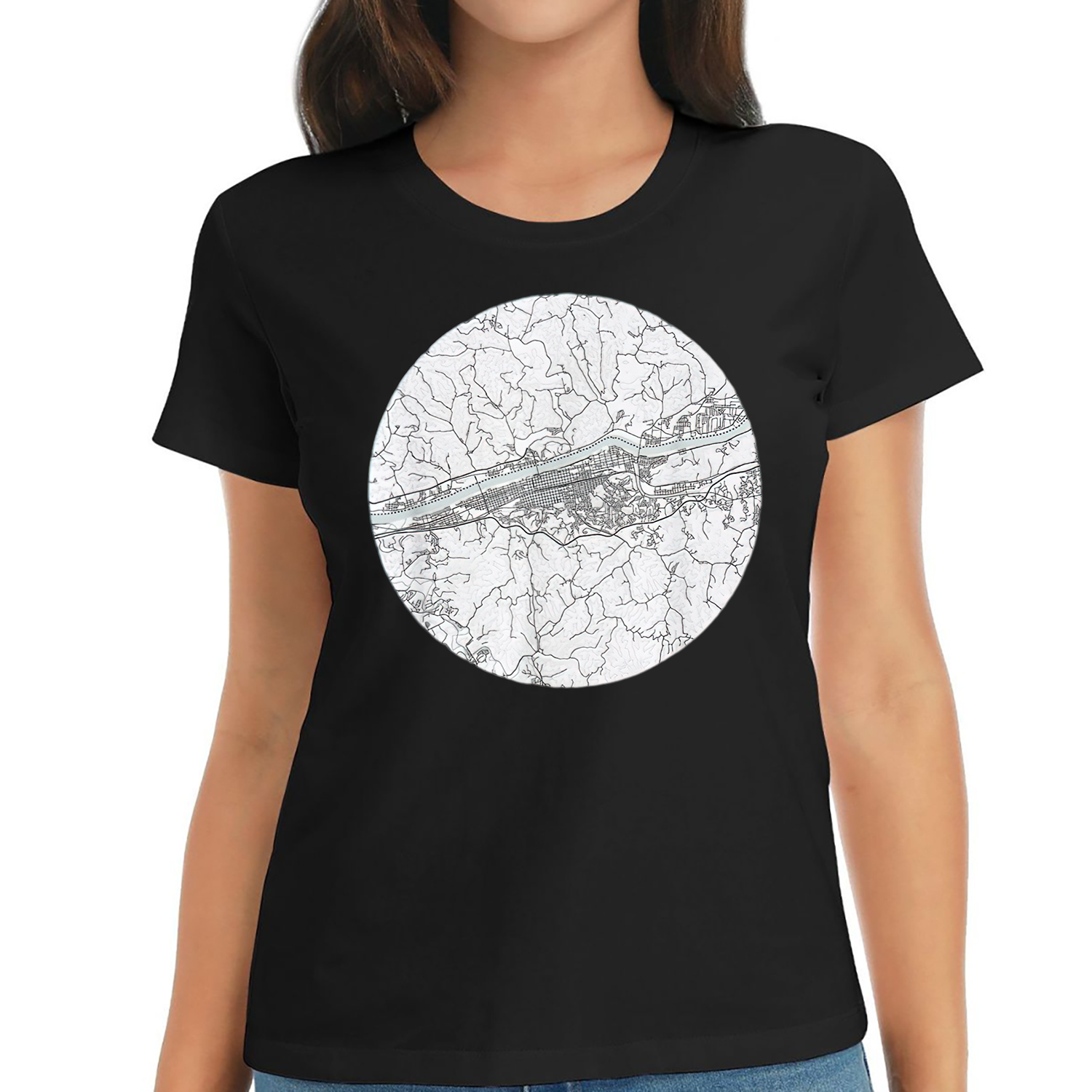 Huntington Beach California Coordinates Map Hometown TShirt