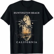 Huntington Beach California Surf Vintage Surfing Surfer T-Shirt