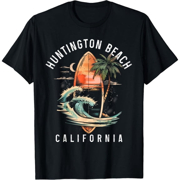 Huntington Beach California Surfing Surfer T-Shirt
