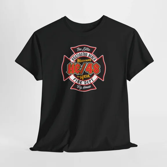Huntington Beach Fire Department Station 4 Patch Logo Artwork Unisex T-Shirt, S-5XL