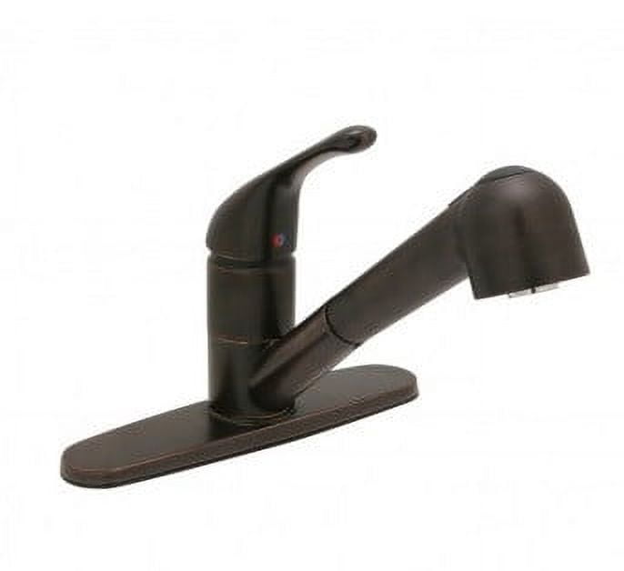 Huntington Brass Kitchen Faucet with Pull-Out Two Setting Sprayer - 8' x 10'6"