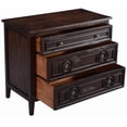 thumbnail image 1 of Huntington Chest-Dark Rustic Pecan Art Deco Style, 1 of 1