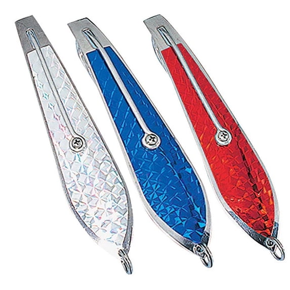 Huntington ECO Flash Drone Spoon-3 1-2" Stainless,Purple Lures