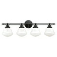 thumbnail image 1 of Huntley 4 Light Bronze Farmhouse Schoolhouse Bathroom Vanity Fixture, 1 of 8