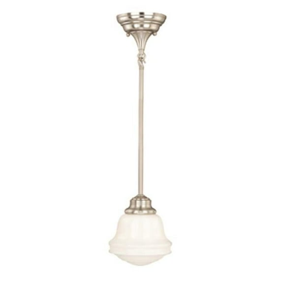 Huntley 6 in. Mini Pendant - Satin Nickel