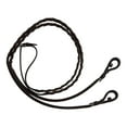 thumbnail image 1 of Huntley Equestrian Fancy Stitched Square Rubber Lined Laced Reins Beautiful Fancy Stitching on Square Raised Section - Sedgwick Australian Nut - Full Size, 1 of 8