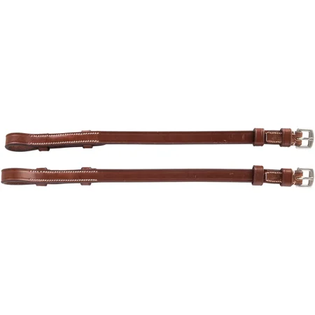 Huntley Equestrian Sedgwick Traditional Leather Cheek Pieces (Cob)
