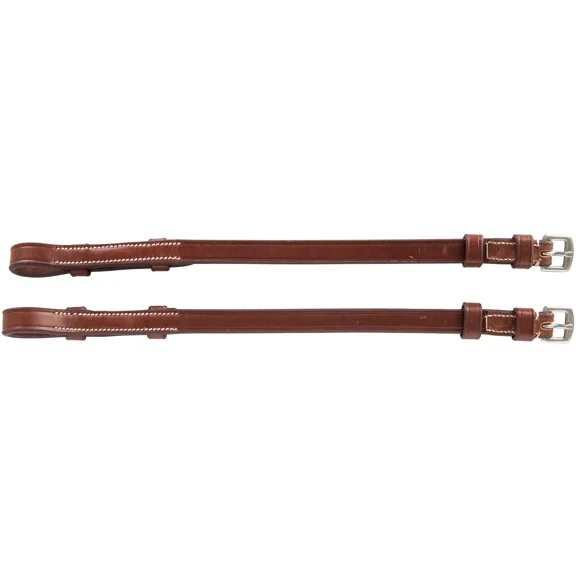 Huntley Equestrian Sedgwick Traditional Leather Cheek Pieces (Cob)