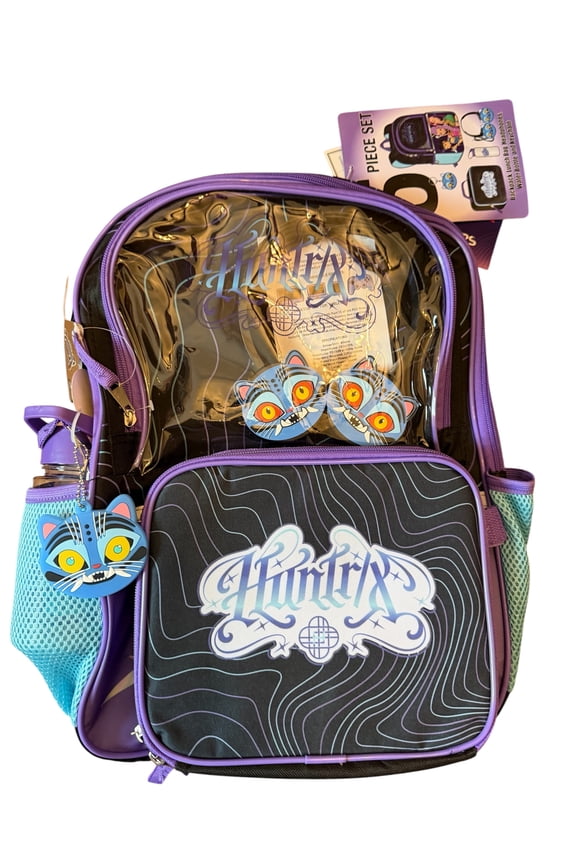 Huntrix Demon Hunters Backpack Set with 5 Pieces