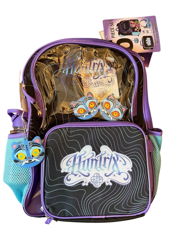 Huntrix Demon Hunters Backpack Set with 5 Pieces