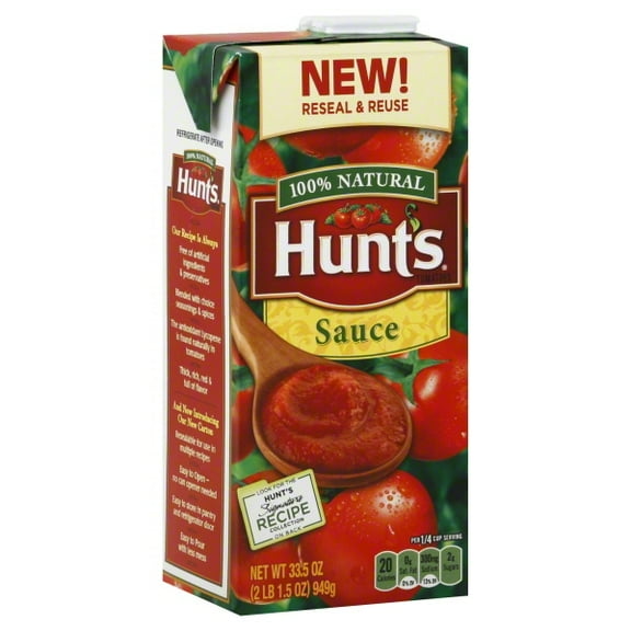 Hunts Tomato Sauce 33.6oz