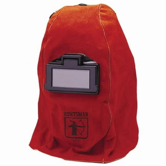 Jackson Safety Welding Helmet - Passive - Leather - 2" x 4.25" Viewing Area - Shade 10 - 117A Ratcheting Headgear - Orange - 860P Series
