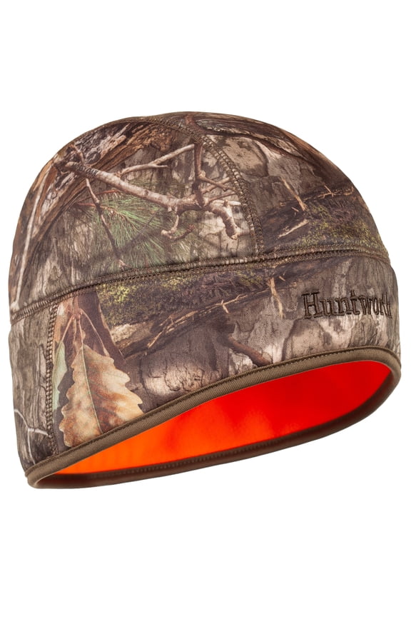 Huntworth Adult Male Victor Heavyweight Reversible Beanie Hat Mossy Oak Dna Camo, One Size