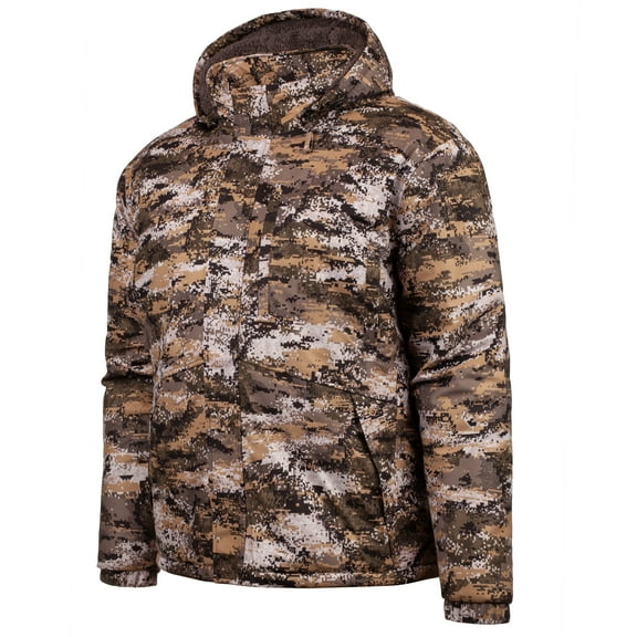 Huntworth Fairbanks Heavy Weight Waterproof Sherpa-lined Jacket - Mens, Disrupti