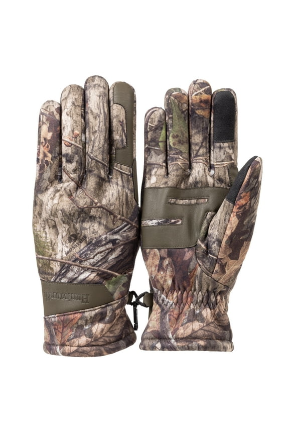 Huntworth Men’s Endeavor Heat Boost™, Windproof Hunting Glove (Mossy Oak DNA®), Size M/L