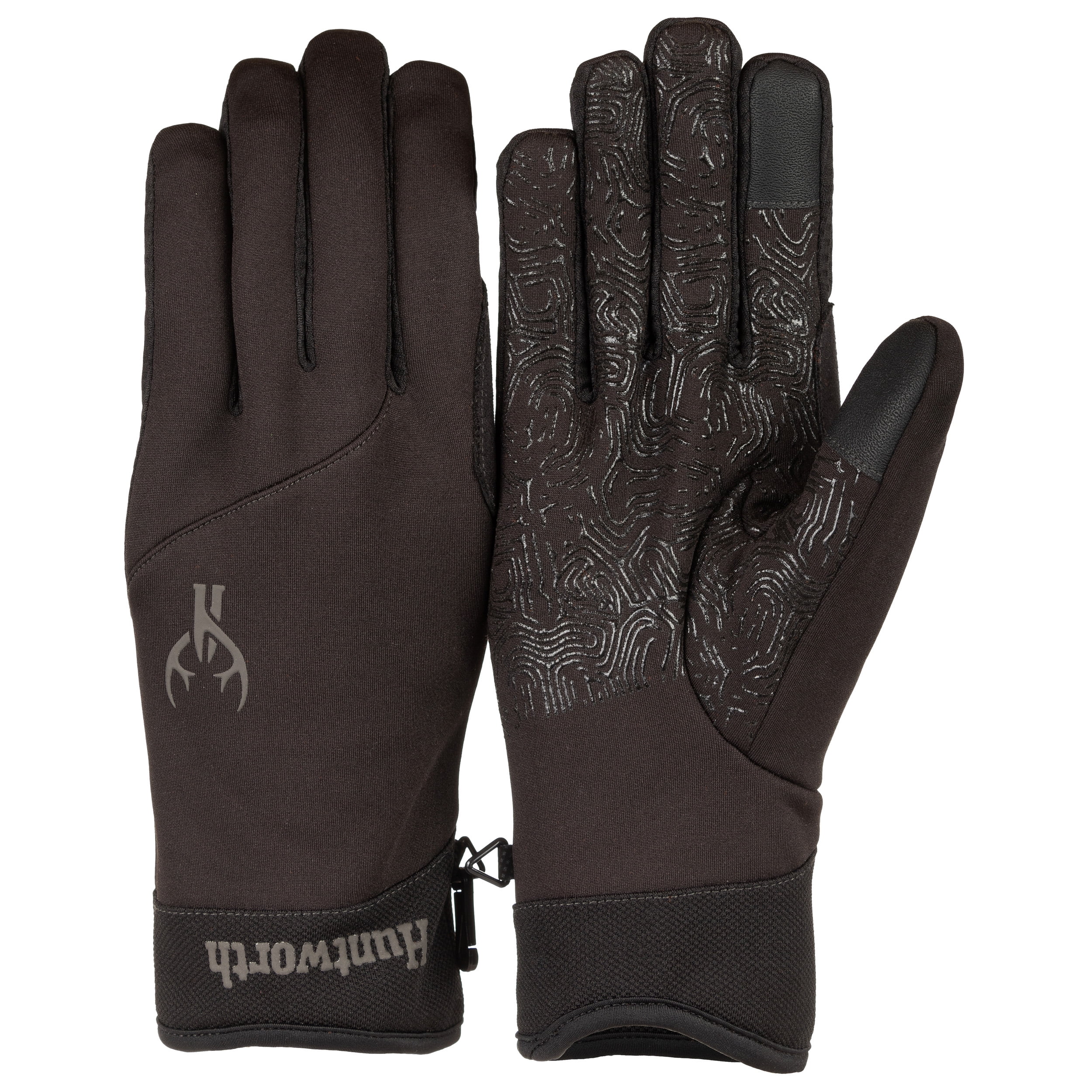 Huntworth Men's Gunner Midweight Hunting Glove, Black, Size M/L