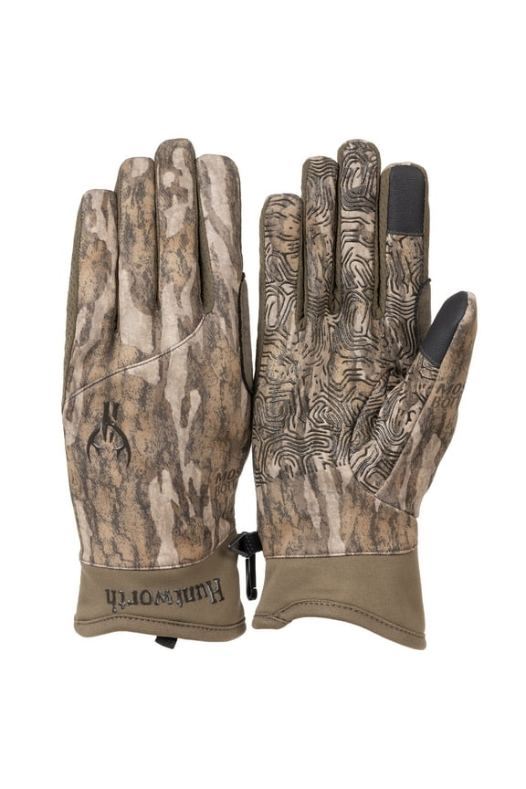 Men's Gunner Midweight Hunting Gloves – Mossy Oak® Bottomland, Size L/XL