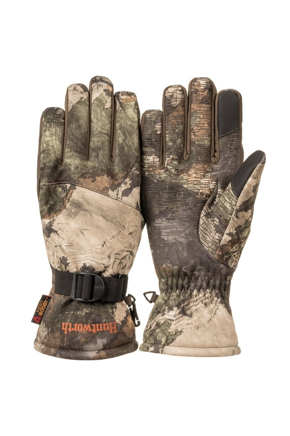 Huntworth Men’s Intrepid Heat Boost, Windproof Hunting Glove, Mossy Oak Terra Gila, Size L/XL