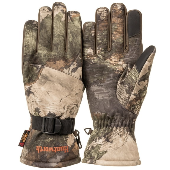 Huntworth Men’s Intrepid Heat Boost, Windproof Hunting Glove, Mossy Oak Terra Gila, Size m/l