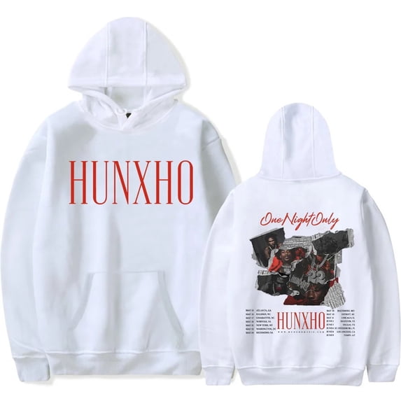 Hunxho Hoodies The One Night Only Tour 2024 Women Men Long Sleeve Casual Sweatshirt Clothes