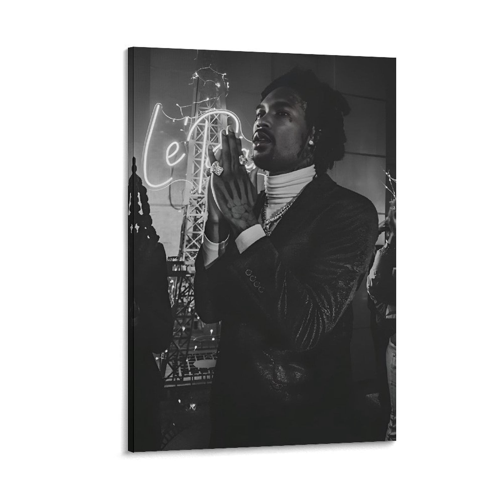 Huxho Rapper Poster Hunxho Popular RAPPER Art Cool Poster Picture Print Canvas Poster Wall ...