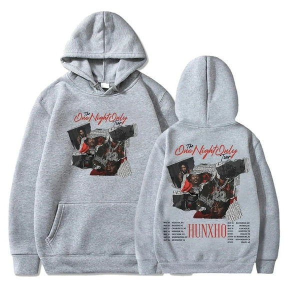 Hunxho The One Night Only Tour 2024 Hoodie Cosplay Pullover Hip Hop Sweatshirt Unisex Clothes