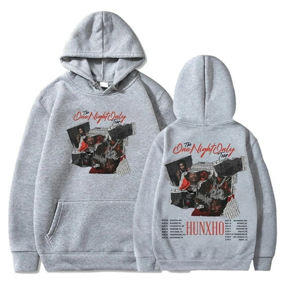 Hunxho The One Night Only Tour 2024 Hoodie Cosplay Pullover Hip Hop Sweatshirt Unisex Clothes