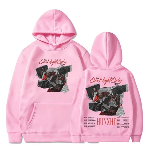 Hunxho The One Night Only Tour 2024 Hoodie Cosplay Pullover Hip Hop Sweatshirt Unisex Clothes