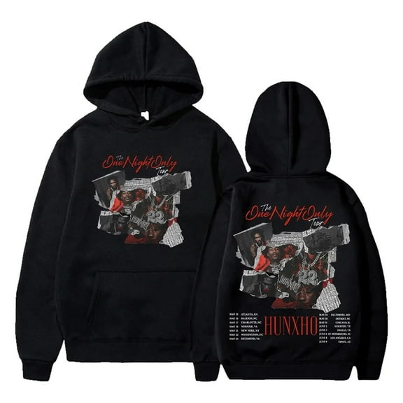 Hunxho The One Night Only Tour 2024 Hoodie Cosplay Pullover Hip Hop Sweatshirt Unisex Clothes