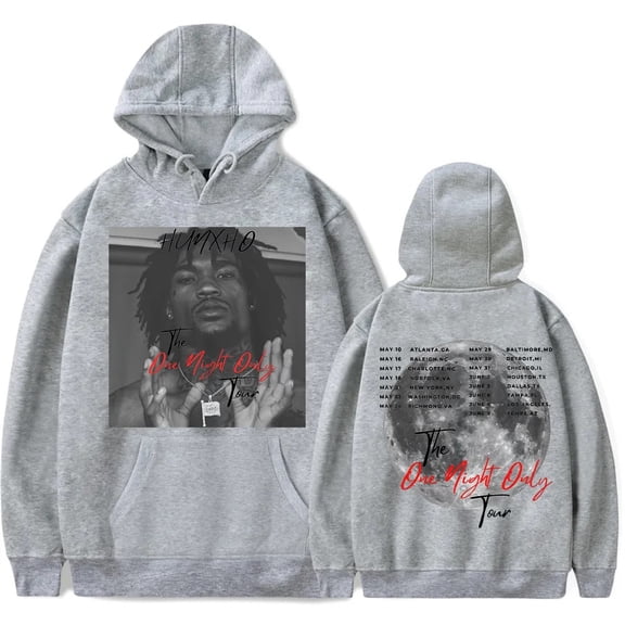 Hunxho The One Night Only Tour 2024 Hoodies Merch Women Men Long Sleeve Casual Sweatshirt Clothes