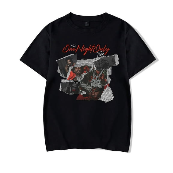 Hunxho The One Night Only Tour 2024 T-Shirt Women Men Casual Fashion Short Sleeve Tee