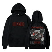 Hunxho The One Night Only Tour Hoodie 2024 Long Sleeve Streetwear Women Men Hooded Sweatshirts