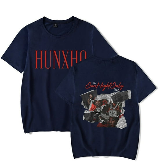 Hunxho The One Night Only Tour T-Shirt Women Men Casual Fashion Short Sleeve Tee