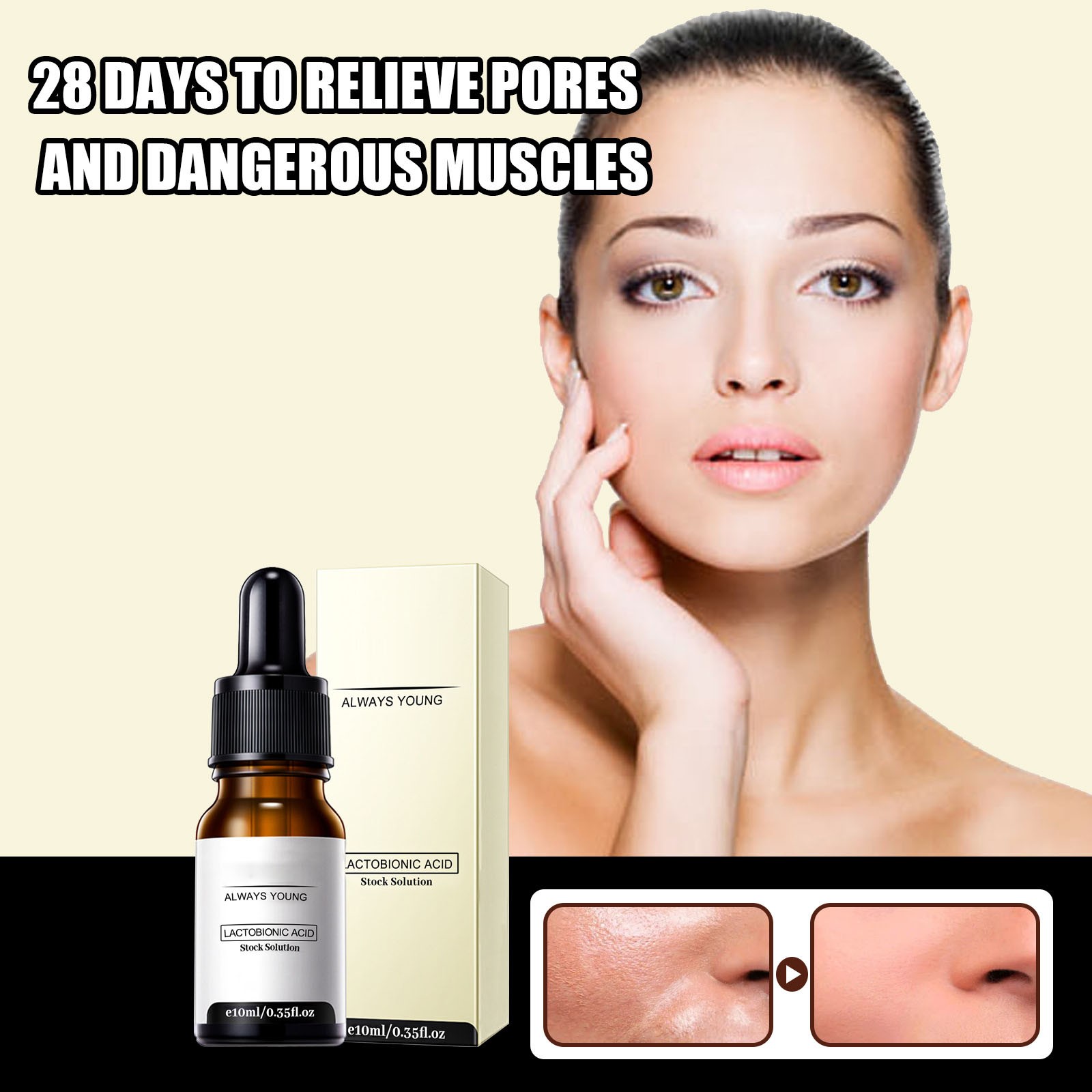 Hunyinhhh Firming Facial For Hydration Lift Glow Deep Moisturizing Natural [10ML] 2PCS Popular Makeup Products Some Merritt Makeup Beauty Of On Glow Replenishing Rice Milk Sica Madcara