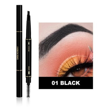 Hunyinhhh Triangle Shaped Automatic Eyebrow Pencil With Double Ended Design Non Smudging Browser Eye Brow Pencil For Gray Hair Brow Flick Coloring Pencils La Girl Eyebrow Pencil Favsh