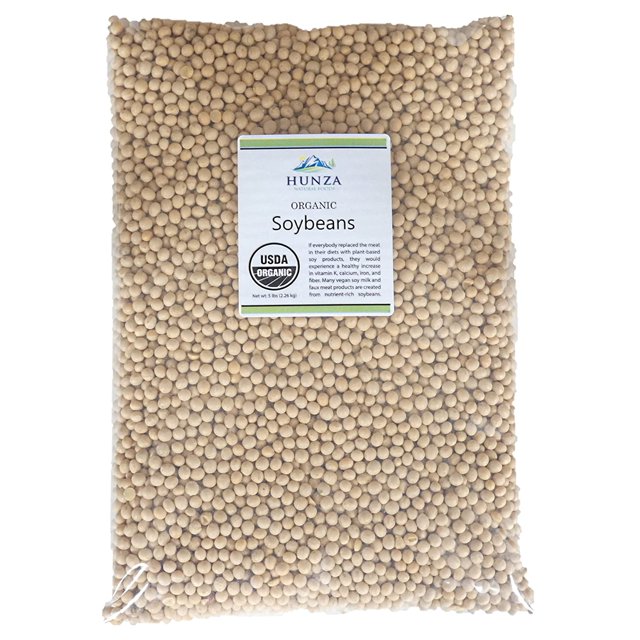 Hunza Organic Soybeans (5 Lbs)