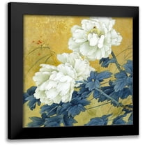 Hunziker, Steve 12x12 Black Modern Framed Museum Art Print Titled - Historical Flora II