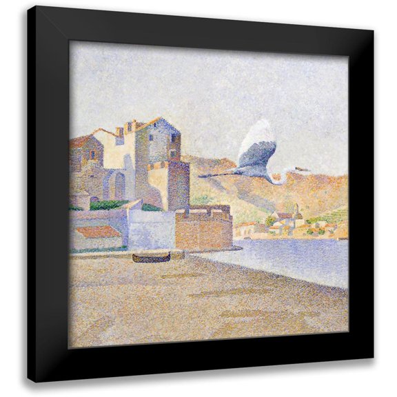 Hunziker, Steve 12x12 Black Modern Framed Museum Art Print Titled - Pointillism II