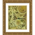 thumbnail image 1 of Hunziker, Steve 12x14 Gold Ornate Wood Framed with Double Matting Museum Art Print Titled - Grunge Bitcoin V, 1 of 4