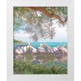 thumbnail image 1 of Hunziker, Steve 12x14 White Modern Wood Framed Museum Art Print Titled - Coastal Plumage, 1 of 4