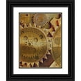 thumbnail image 1 of Hunziker, Steve 19x24 Black Ornate Wood Framed with Double Matting Museum Art Print Titled - Grunge Bitcoin, 1 of 4