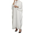 thumbnail image 1 of Huonawei Women’s Apparel Ethnic Tribal Maxi Dress Abaya Robe Color Summer 2024 in , Dark, 1 of 9