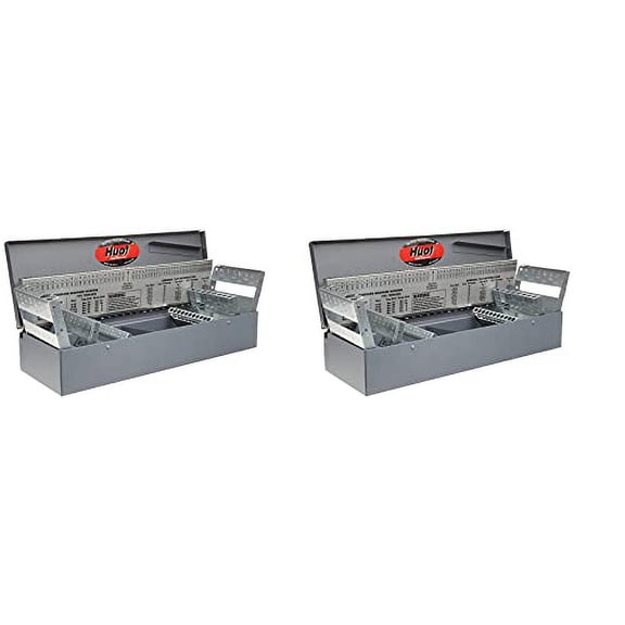 Huot 11700 Combination Jobber Length Drill Bit Index for Sizes 1/16" to 1/2" in 1/64" Increments, A to Z, and #1 to #60 (2)