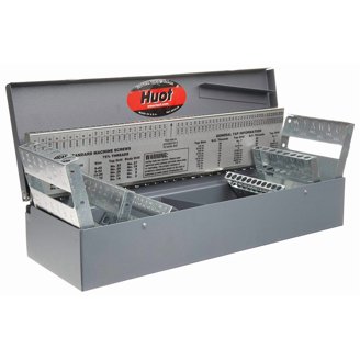 Huot Combination Drill Bit Index – 115 Holes, Holds #1–#60, A–Z, And 1/16"–1/2" Fractional Bits (Bits Not Included)